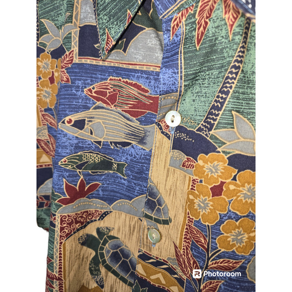 Tori Richard Honolulu  button down beach vacation  Honolulu XXL - Picture 2 of 4